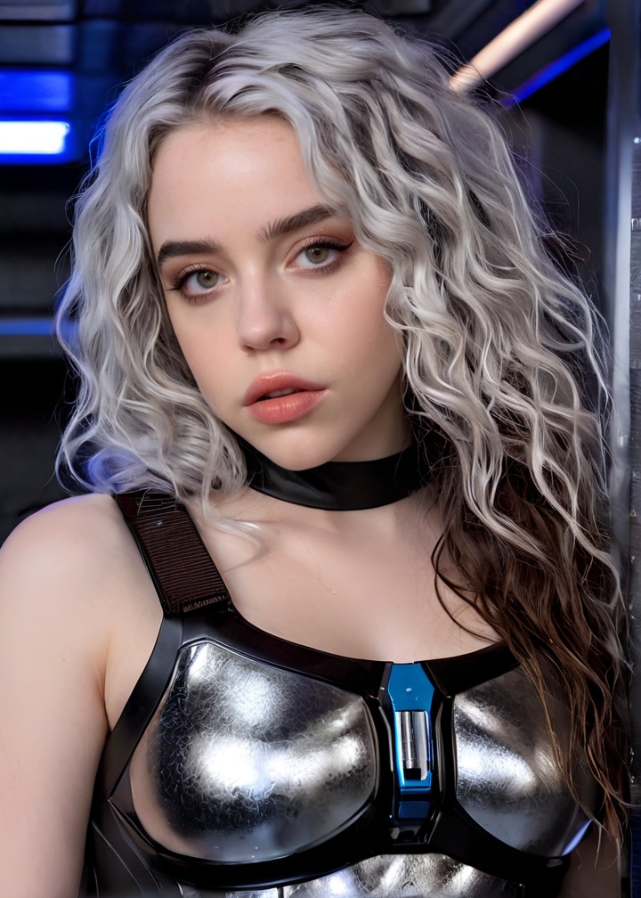 Photo of Mary Springs, she is posing in the security deck of a spaceship, holding a laser rifle, <lora:PerfectEyesXL:0.5>, (detailed beautiful face, detailed, ultra-detailed body:1.1),best quality,photo-realistic,highly detailed,absurdres,cinematic lighting,hyper-realistic,sharp focus,32k resolution,detailxl,SimplePositiveXLv2,