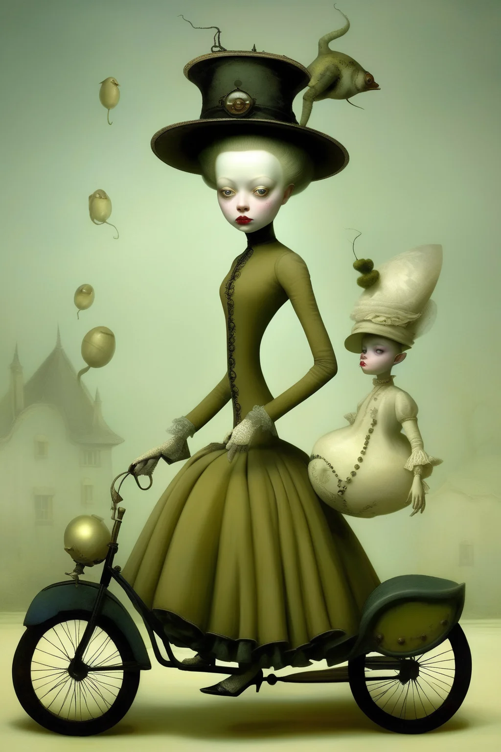 <lora:Ray Caesar Style:1>Ray Caesar Style - appropriate transportation given