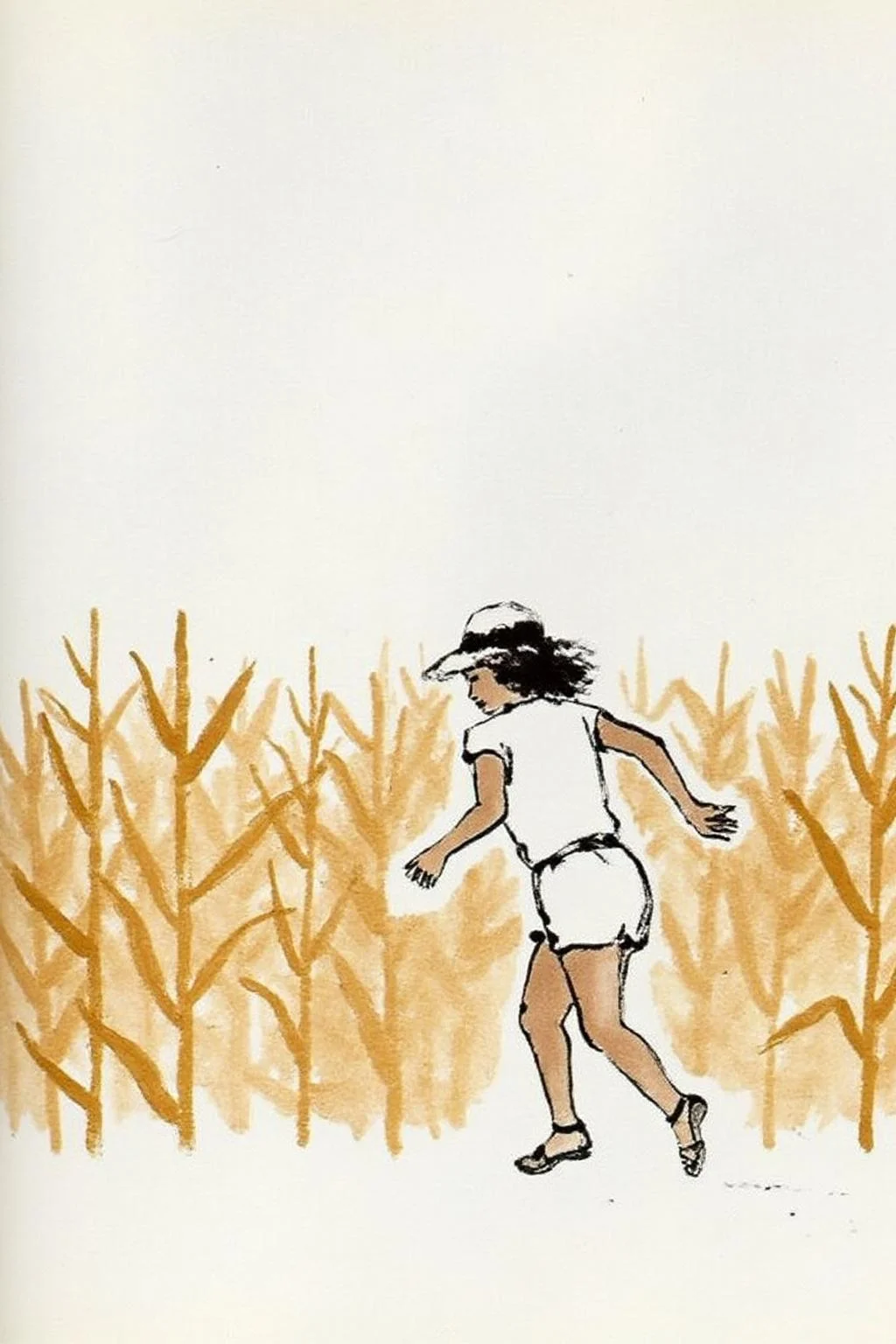 qbs1 minimalist ink wash painting.
cowgirl in white short shorts running in a corn field <lora:qbs1_cap_d6a3e12:1.0><lora:818451987571111607:0>