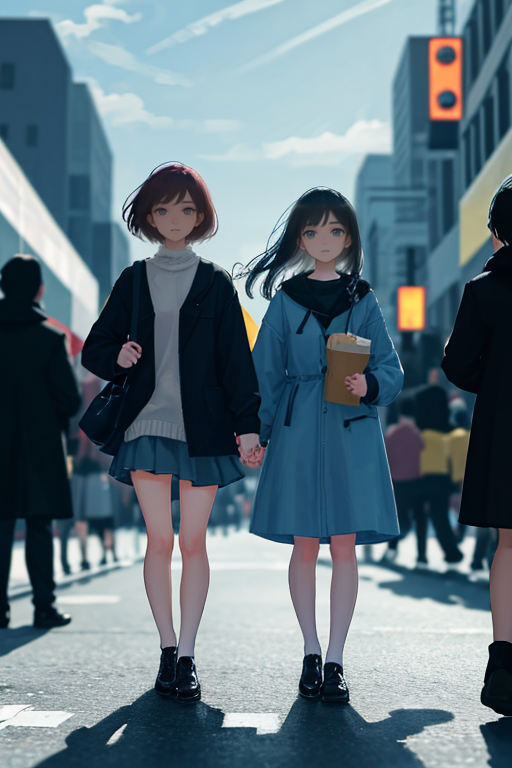 day,2girls,street,crowds
<lora:LCM_LoRA_Weights_SD15:1>
 <lora:Shinjuku:0> <lora:Shinjuku_LBW_L:0.7>