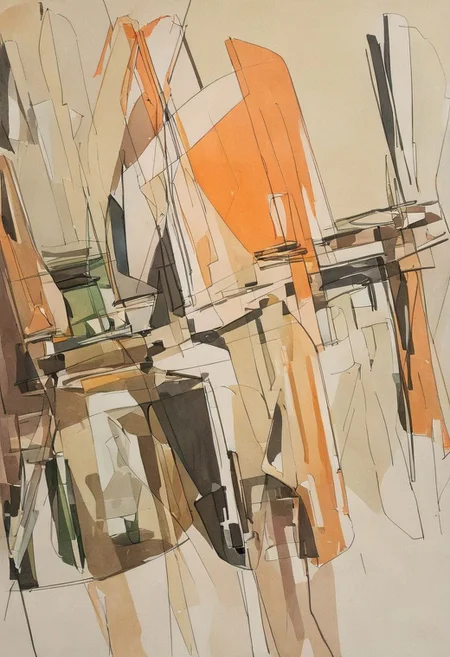 (a high_rise building, modern architecture, urban background:1.5),
(abstract painting, impressionism, watercolor, oil painting brushstrokes, oil painting texture:1.3),
(brutalist architecture, BRIGHT green AND DARK BROWN color palette, curve LINE, circle, ellipse, core), AK, abstract, deconstruction, geometry, geometric composition,paint painting,harmonious colors, black frame,rectangle, tilt, flat painting, framex, horizontal, Constructivism, Fauvism, LW, Architecture sketch