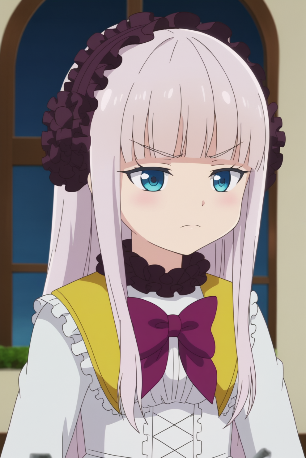 mira, noble dress, anime screencap <lora:commission-kendeshi-mira-PDXL-rnd89:0.8>
