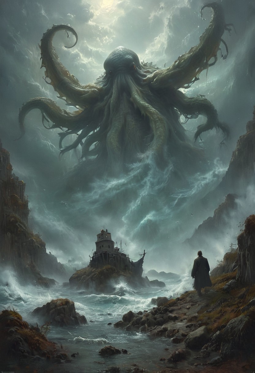 cinematic giant kraken