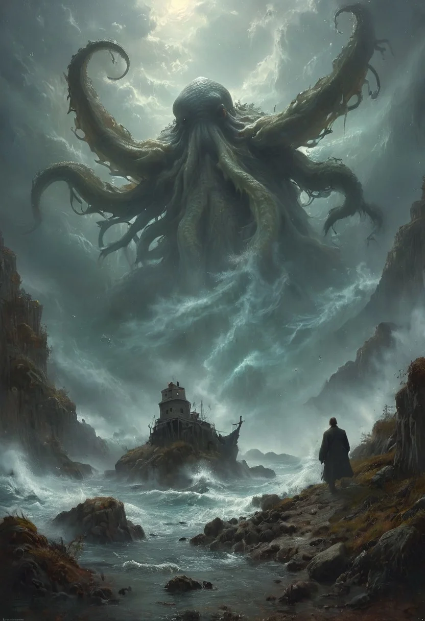 cinematic giant kraken