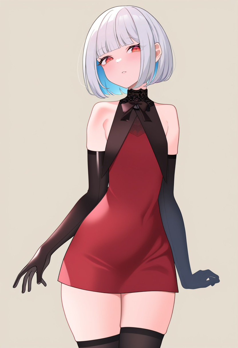 masterpiece, best quality, 1girl, white hair, short hair, bob cut
 <lora:aoi masami-5e-4:1>
