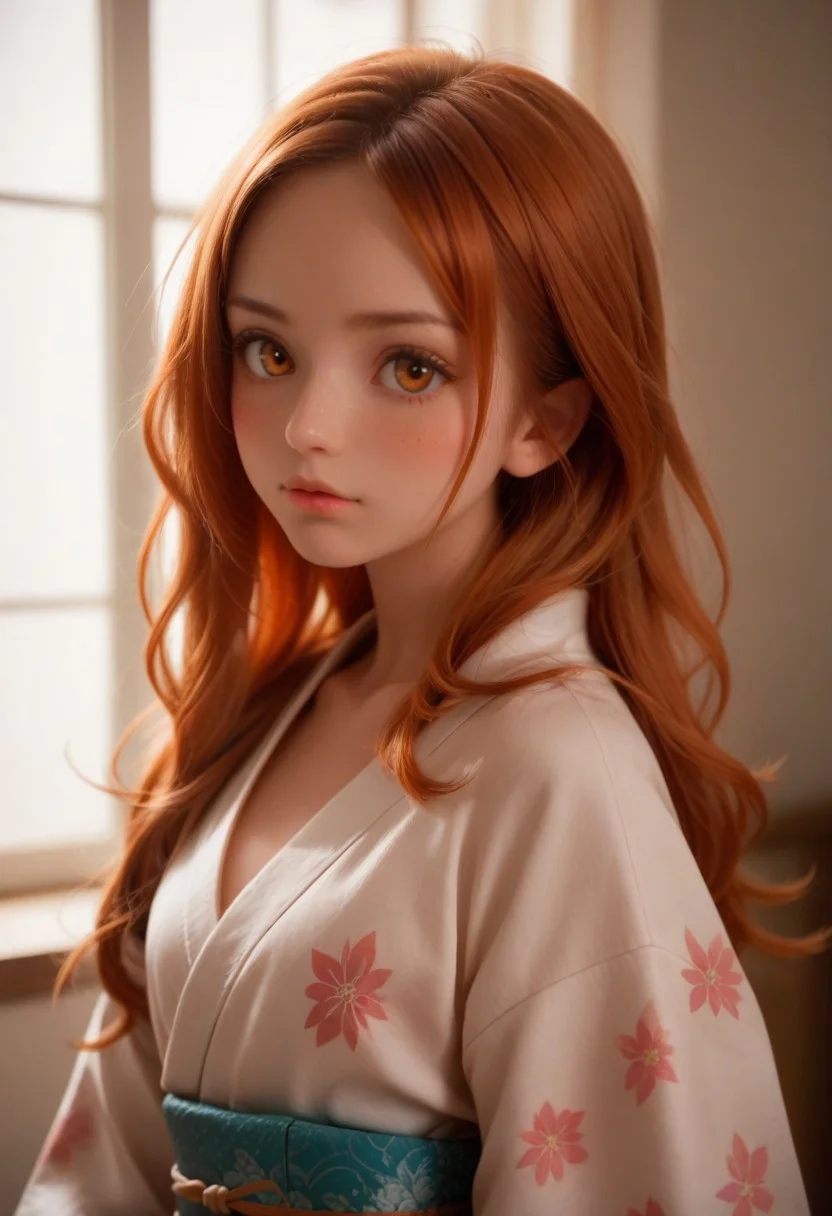 score_9, score_8_up, score_7_up,
Photorealistic, real photo, god rays, ((Himawari Uzumaki)), ((ginger eyes, slit pupil, very small size,)),((kimono)) , Details, realistic style photo, Japanese girl, black hair, long hair, outstanding style, tall, very cute, young. Use soft lighting to cast soft shadows on the subject, adding a touch of dimension to your images without compromising detail, score_9, score_8_up, score_7_up , flirting to viewers, blushing, fall in love to the viewers, 2k revolution
