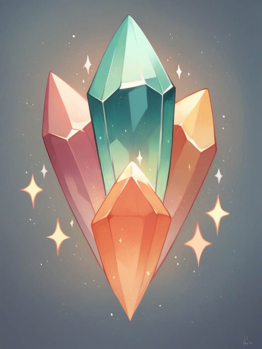 score_9, score_8_up, score_7_up, score_6_up, score_5_up, score_4_up,   <lora:k3h03XLP:0.4> k3h03,crystals, stars