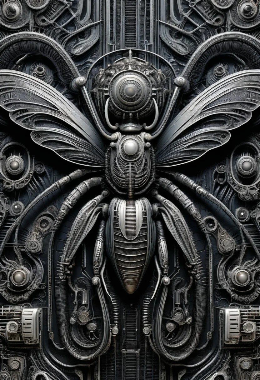detailxl, high quality,
(black blank background:1.2)
(mechanical, organs, engine, wires, huge insect, wings, multiple legs:1.4),
(illustration by HG Giger:1.8)