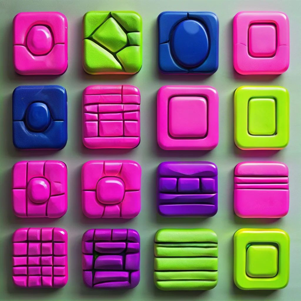 <lora:artfullyTILED_SDXL_V2:0.9>, color palette, lime, neon pink, purple, cobalt,lemon