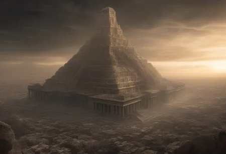 true-to-life Movie Still, Film Still, Cinematic, Cinematic Shot, Cinematic Lighting Surrealism art inspired by H.R. Giger and Moebius, portraying an ancient Greek civilization reimagined as a nexus of interdimensional alien power. Towering marble temples rise beneath a fractured sky, their surfaces etched with glowing, unearthly symbols that pulse with infernal energy. Interdimensional demons disguised as gods loom over the city, their forms shifting between divine elegance and grotesque monstrosity. Their glowing, translucent eyes pierce the veils of reality, revealing infinite dimensions swirling in chaos. The mortals below kneel in reverence, unaware that their divine benefactors are harbingers of corruption and decay.
A colossal portal dominates the Acropolis, its edges jagged and blackened, pulling fragments of the world into its abyssal depths. The air crackles with a sinister hum as otherworldly entities emerge, their forms twisted and adorned with the golden laurels of deceit. Rivers of molten light flow through the city, illuminating a grim tableau of subjugation masked as enlightenment. The scene is drenched in surreal tension, an ominous blend of ancient majesty and interdimensional horror.