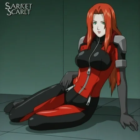 1girl, Scarlett, bodysuit, zipper,