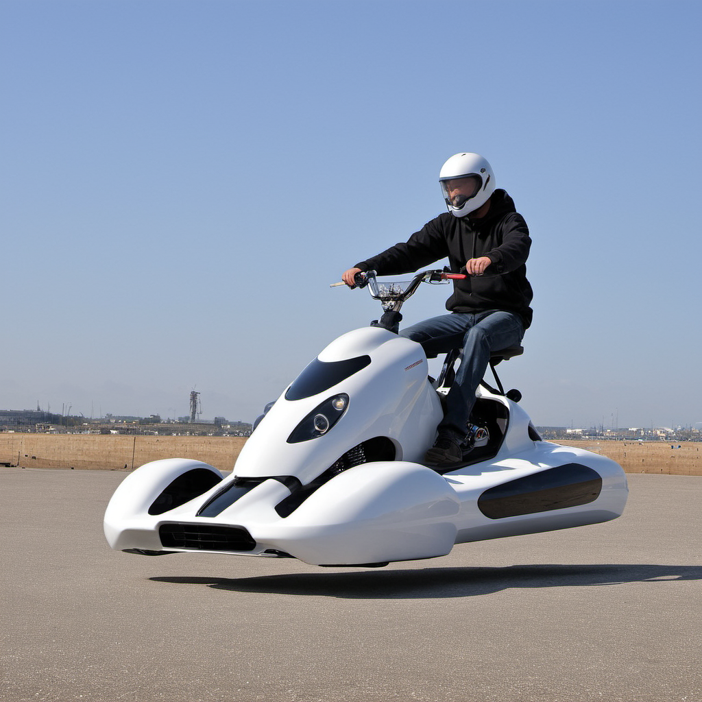 photo of hovertrike <lora:No.Wheels:1> nowheels, science fiction