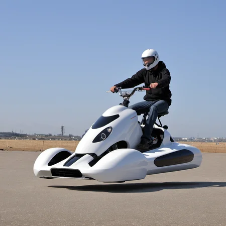 photo of hovertrike <lora:No.Wheels:1> nowheels, science fiction