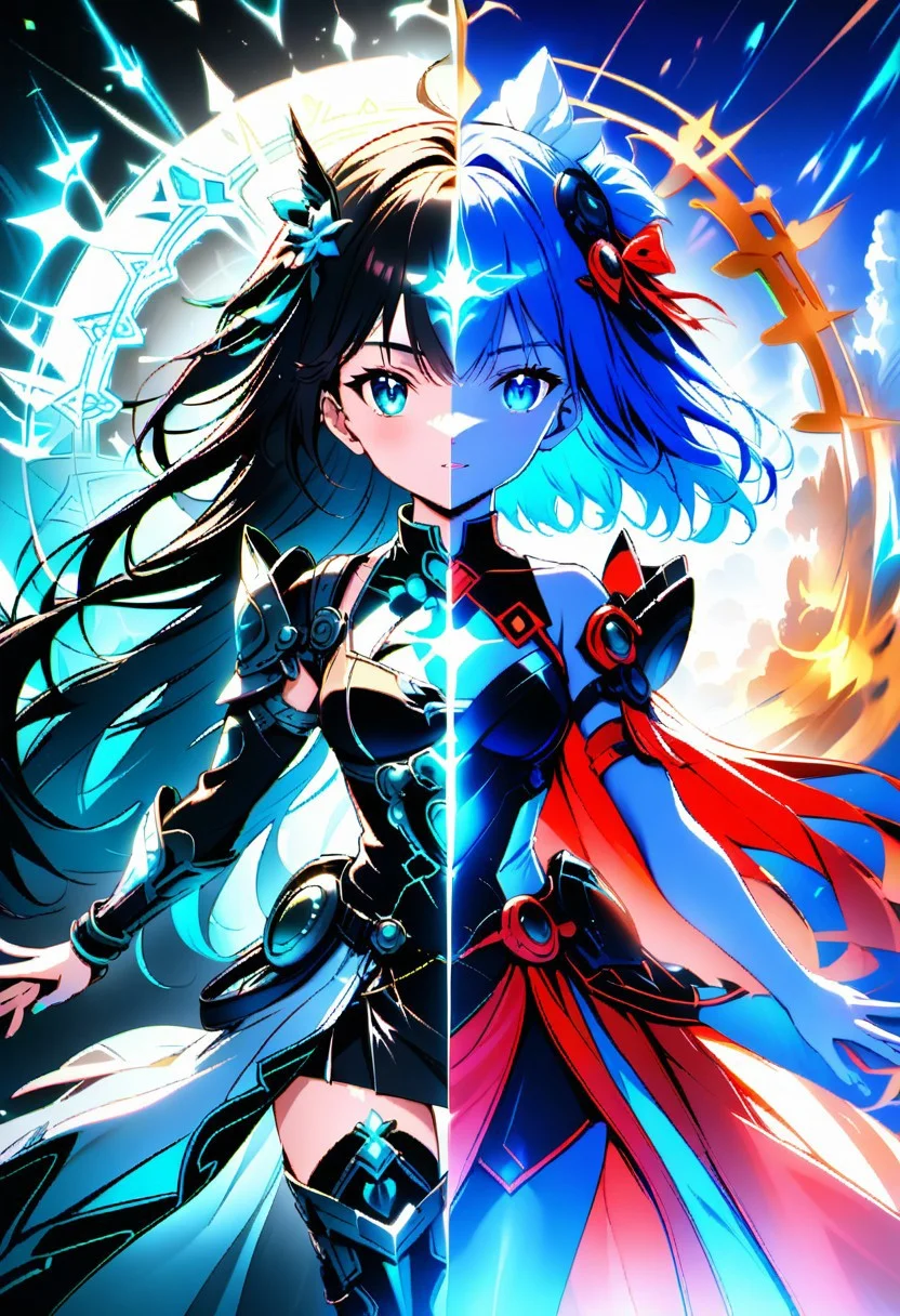 DUALITY SEGMENTATION, MIX OF Ancient and Future