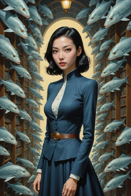 by  Tran Nguyen , by  Gabriel Pacheco , (by  Rob Gonsalves , (by  Gai Qi , intimidating)), [scary, regal, scary] <lora:more_art:0.40> <lora:midjourney:-0.15> <lora:RMSDXL_Enhance:0.50> <lora:RMSDXL_Creative:0.50> <lora:RMSDXL_Photo:0.50> <lora:RMSDXL_Darkness_Cinema:0.50> <lora:clothing_slider:2.00> <lora:great_lighting:1.00> <lora:aesthetic:1.00> <lora:photorealistic_portrait:1.00> <lora:looking_at_viewer:1.00> <lora:huge_anime_eyes:1.00> <lora:attractive:1.00> <lora:XDetail_heavy:0.50> <lora:perfect_eyes:0.15> <lora:perfect_hands:0.15>