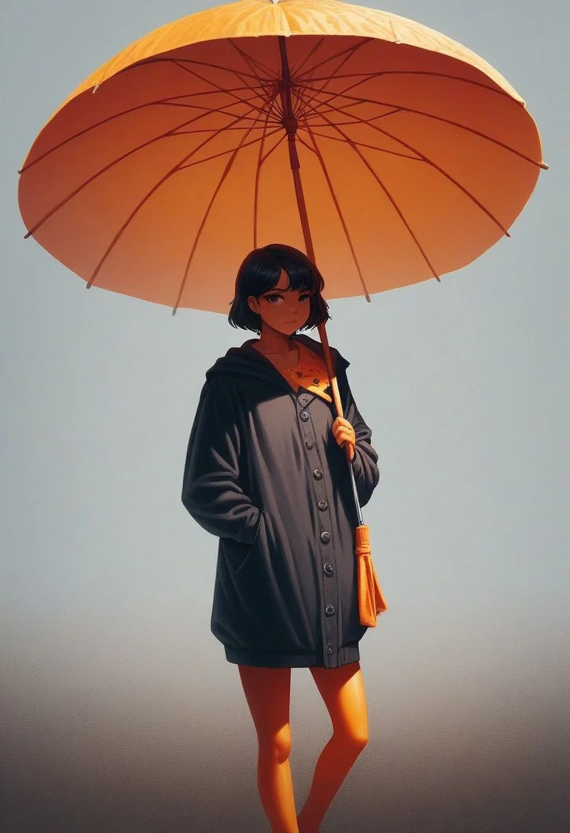 score_9, score_8_up, score_7_up, orange peel, umbrella