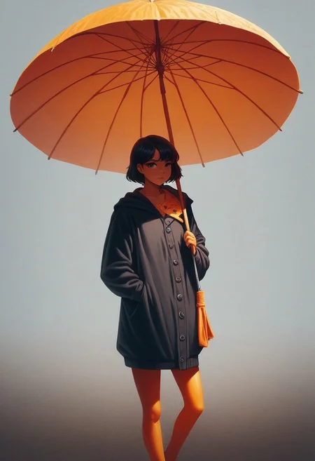 score_9, score_8_up, score_7_up, orange peel, umbrella