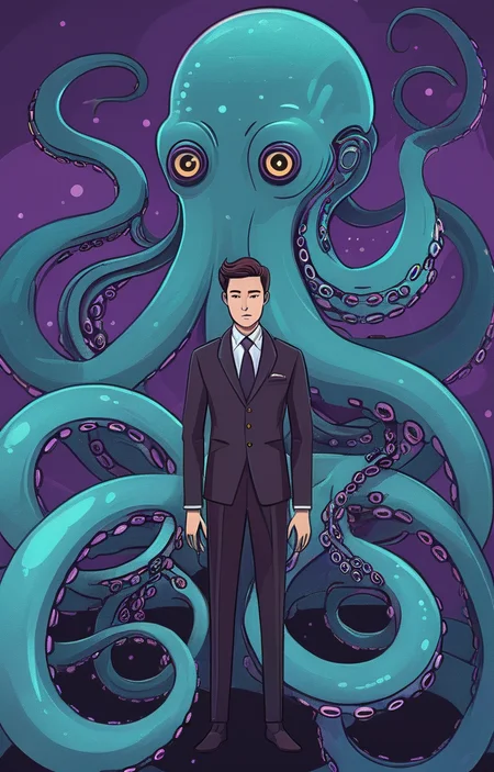 masterpiece,best quality,<lora:tbh30-sdxl:0.9>,illustration,tentacles,csulu, portrait of Housework robots