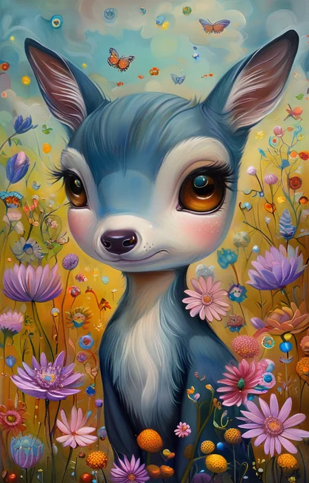 masterpiece,best quality,<lora:tbh158-sdxl:1>,illustration,style of Jeremiah Ketner, animals