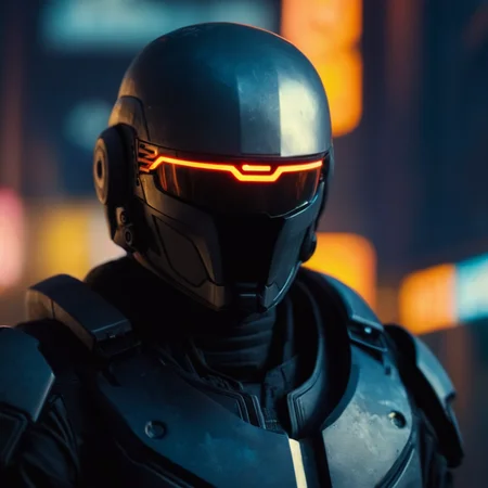 cinematic film still of <lora:perfection style:0.1>
<lora:detailed:0.1>
<lora:Chiaroscuro Lighting Style:0.3>
<lora:cyberpunk style v2:0.8>
<lora:Cyberpunk Style:0.1>
In Cyberpunk city a man in a helmet and a helmet holding a gun, shallow depth of field, vignette, highly detailed, high budget, bokeh, cinemascope, moody, epic, gorgeous, film grain, grainy