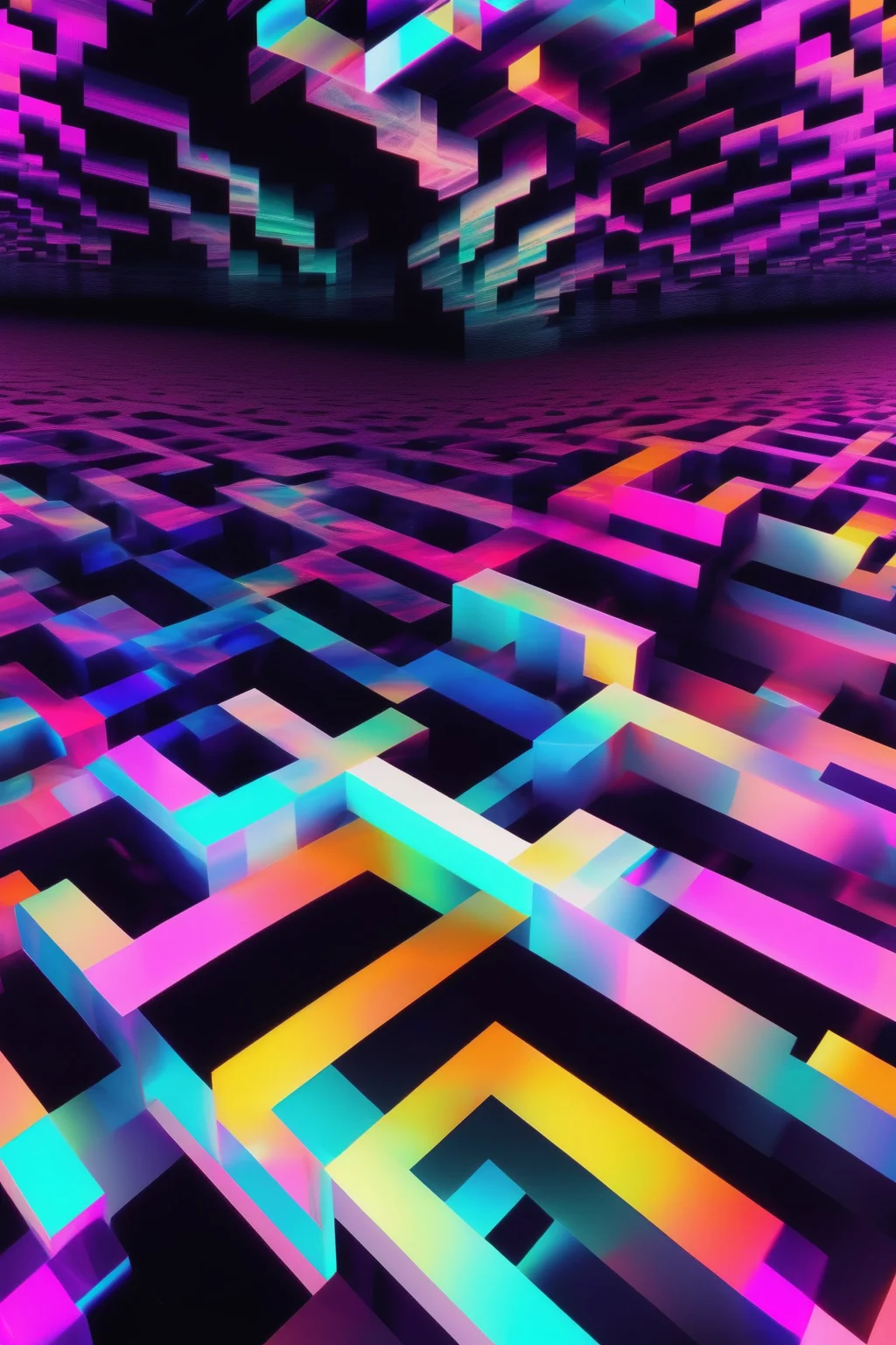 <lora:Felipe Pantone Style:1>Felipe Pantone Style - Invisible fractal feedback loop patterns take physical form, Hilarious profound weird surreal 35mm photography glitchpunk glitchcore
