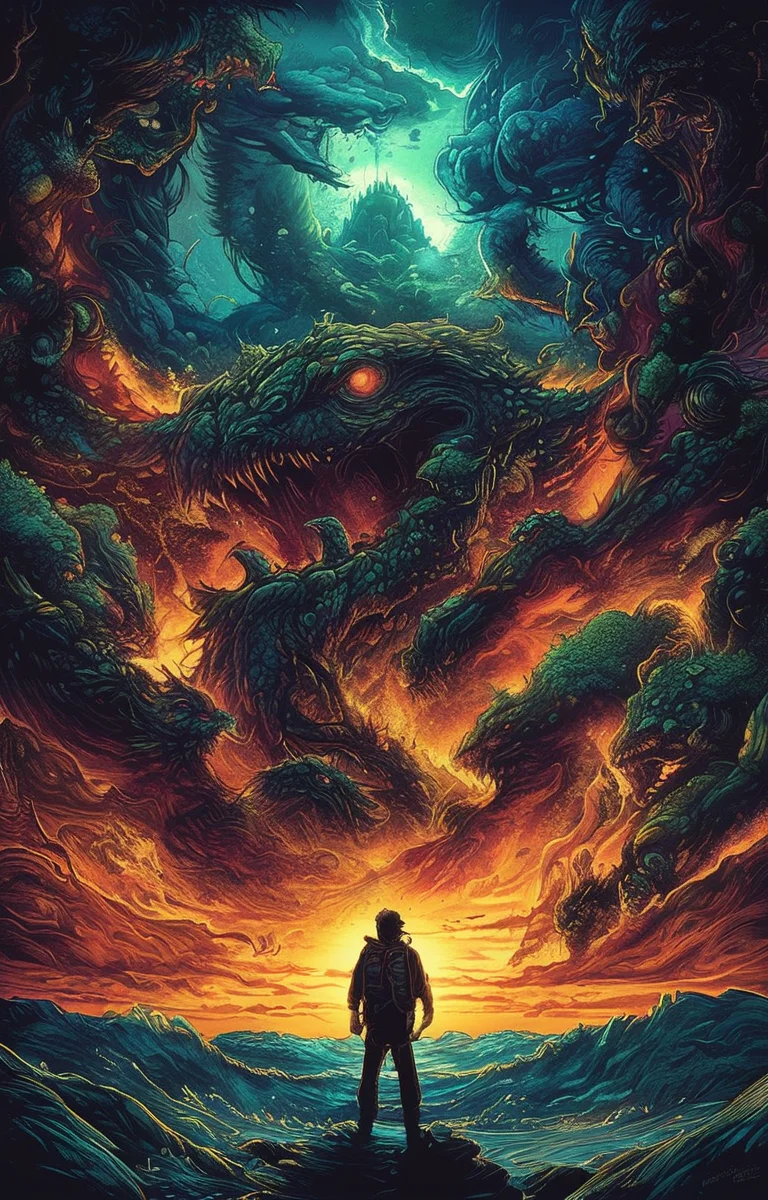 masterpiece,best quality,<lora:tbh160-sdxl:0.9>,illustration,style of Dan Mumford,