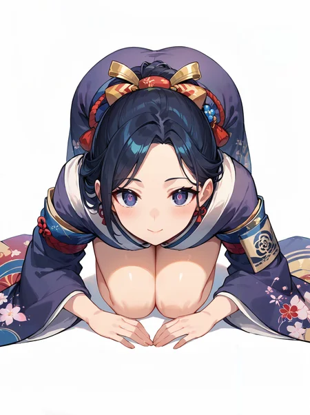 score_9, score_8_up, score_7_up,source_anime, high res image,masterpiece,best quality,(girl:1),cute face,clear skin,shiny hair,ultra detailed eyes,simple background , <lora:dogeza_pony_V1.0:0.7> dogeza,kimono