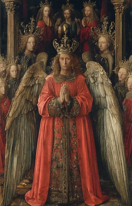 masterpiece,best quality,<lora:tbh190-sdxl:0.9>,illustration,style of Jan Van Eyck