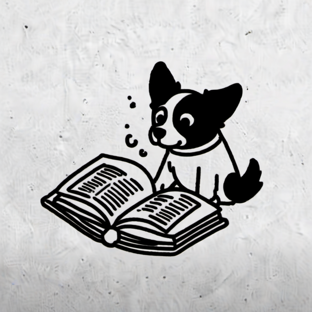 dog and book,minicomics
