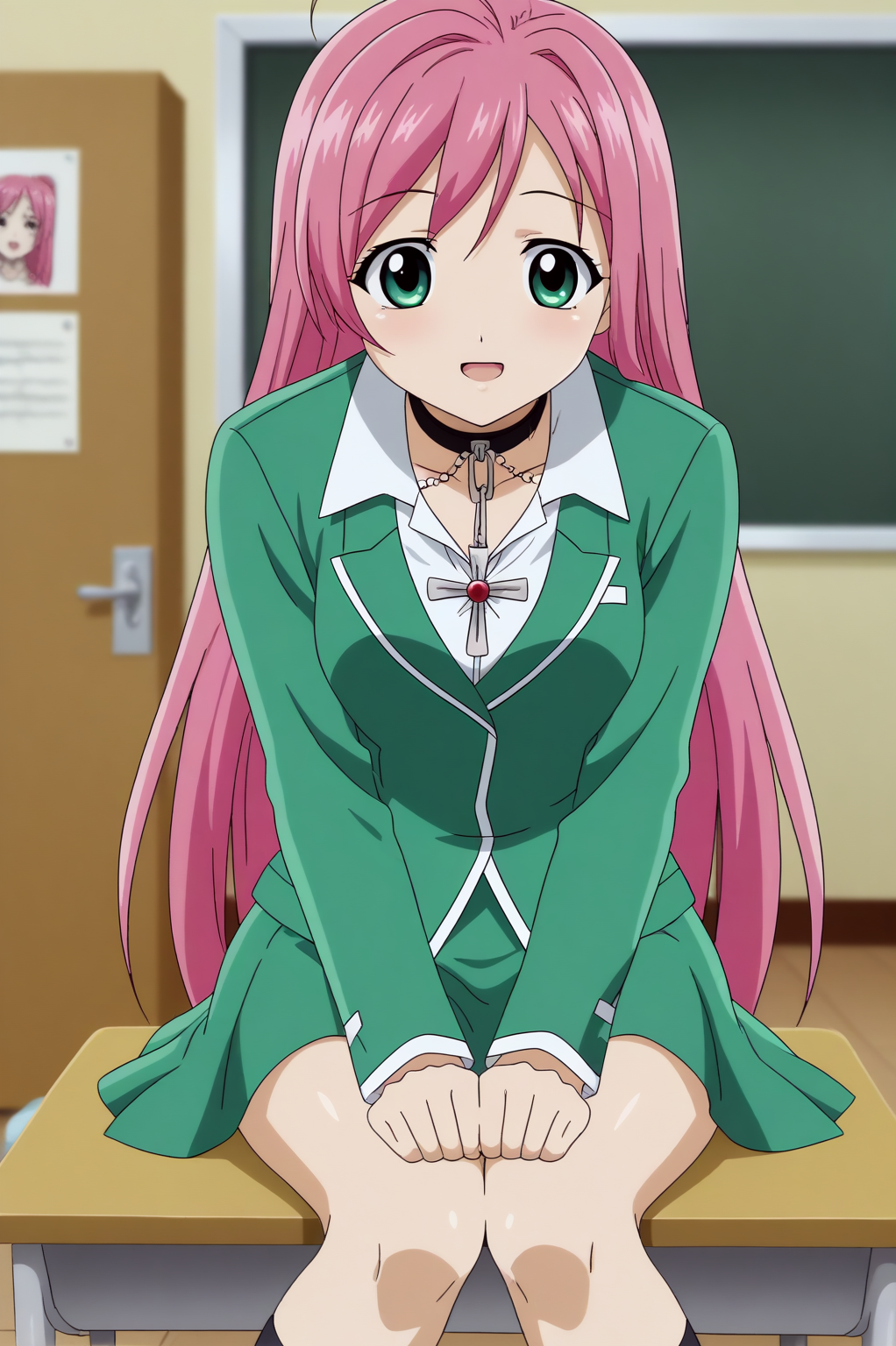 cute Moka Akashiya <lora:RosarioVampire-Moka_Akashiya-PDXL:0.8>