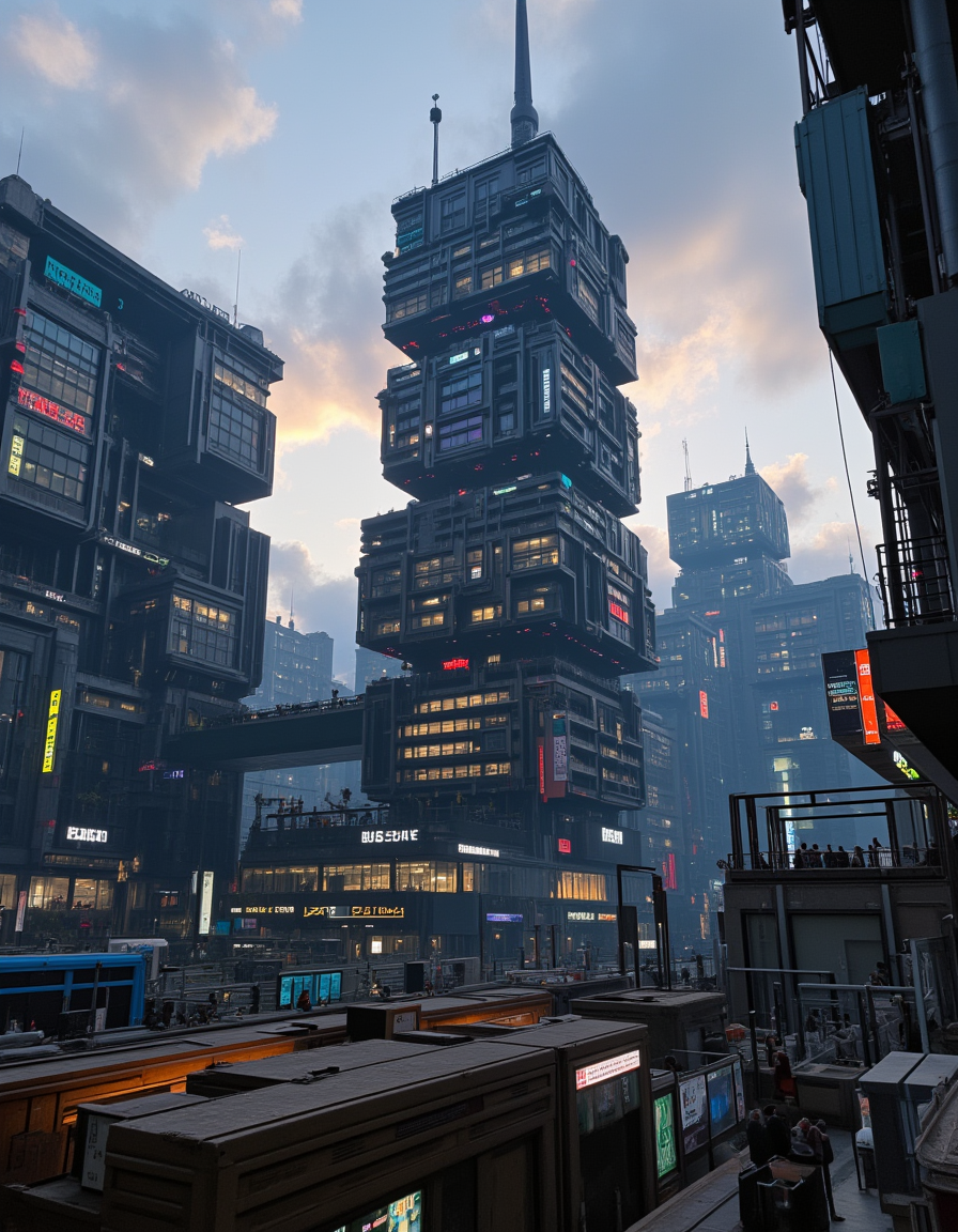 <lora:City_Worlds_01_Effects_fluxc:1> citybkg, cyberpunk, cyberpunk city, design buildings, t1, t2, t3, fantasy, t10, bokeh,