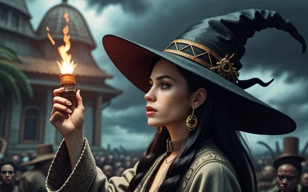 extremely detailed, incredibly absurdres, dramatic, dynamic shot, XD-Scene,
a witch doctor calling upon spirits for guidance,