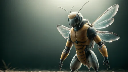 FULL BODY PIC, FAR SHOT, cinematic film still (single:1.6) (realistic:1.1) (beedrill:1.5) <lora:great_lighting:1> <lora:Ice:1.1> . shallow depth of field, vignette, highly detailed, high budget, bokeh, cinemascope, moody, epic, gorgeous, film grain, grainy <lora:DetailMaximizer:1> <lora:DrippingCheeseStyle:0.1>