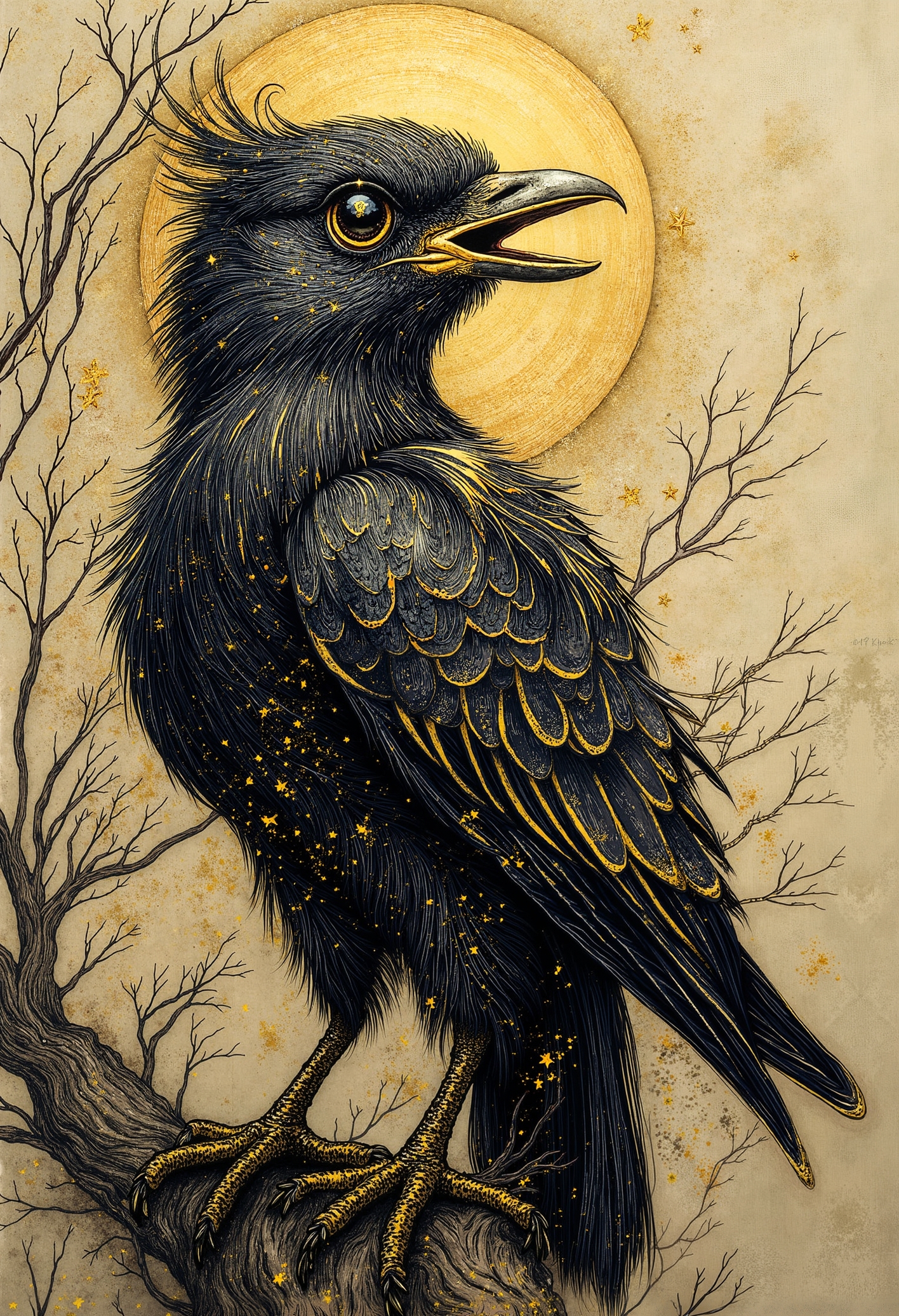 pst006, a bird on a tree