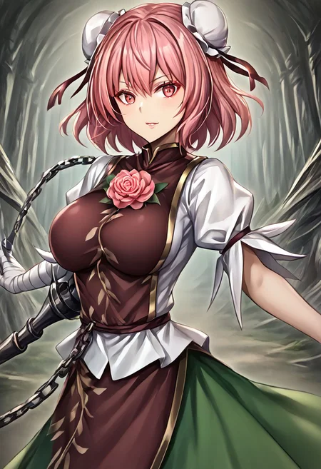 1girl, kasen, 
masterpiece, best quality, very aesthetic, absurdres,