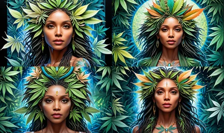 painting by James jean, abstract art, insane details, Lebanese (whimsical, psychedelic:1.1) , dressed up as Olivia Pope character, Dreadlocks hairstyle, ethereal magical atmosphere, stylized by Noriyoshi Ohrai, detailed, vibrant, surrealism, fantastical, intense, shiny, aesthetic, perfect composition OverallDetailXL   <lora:Surreal:1> <lora:Elven_Mage:0.8> 3lv3n M4g3, woman, staff, glowing, tattoo, magical, botanical <lora:ral-mrjnlvs:0.8> ral-mrjnlvs