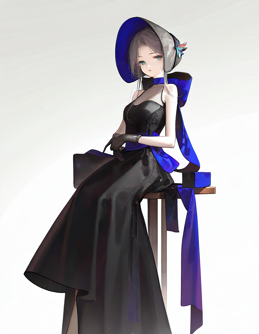 <lora:Ms.Grace-000012:1>,geleisi,1girl,solo,looking at viewer,white background,simple background,sitting,, masterpiece, best quality, very aesthetic, absurdres,newest, incredibly absurdres,, (ningen mame:0.65),(tianliang duohe fangdongye:0.9),ask \(askzy\),(chen_bin:0.748),(void 0:1.1),(nixeu:0.63),(sy4:1.3),(mignon:0.677)