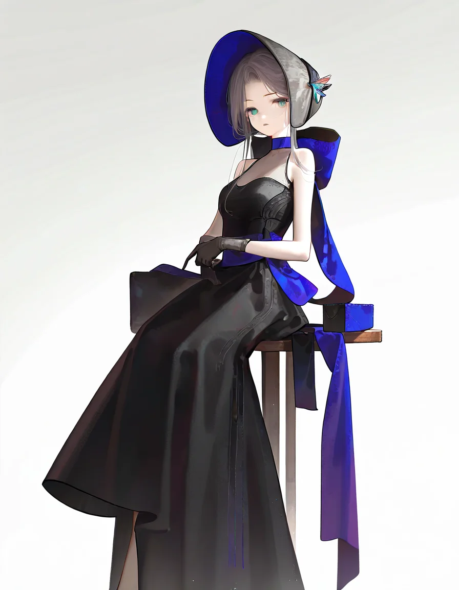 <lora:Ms.Grace-000012:1>,geleisi,1girl,solo,looking at viewer,white background,simple background,sitting,, masterpiece, best quality, very aesthetic, absurdres,newest, incredibly absurdres,, (ningen mame:0.65),(tianliang duohe fangdongye:0.9),ask \(askzy\),(chen_bin:0.748),(void 0:1.1),(nixeu:0.63),(sy4:1.3),(mignon:0.677)