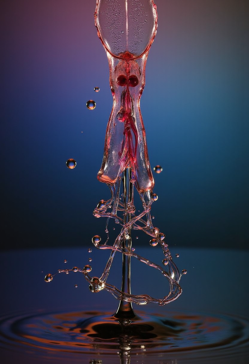 In the shape and style of a yfg-dr0p water drop splash photo of a , The depiction of the unimaginable inevitable endless cosmic horror coming from the void of space in the form of the giant irritating ethereal great old serpent squid god, high quality, detailed, intricate details, masterpiece, by Alfred Stevens.