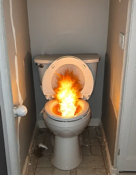 Explosion Artstyle coming from inside a white toilet bowl, surreal, disturbing, photorealistic, high resolution, beautiful, highest quality, masterpiece, highly detailed, <lora:add-detail-xl:0.85> <lora:Explosion Artstyle - Trigger is Explosion Artstyle:1>