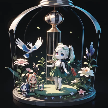 score_max, (score_9, score_8_up, score_7_up:1.2), score_6_up,
, masterpiece, absurdres, high detail, 8k, (no humans, object focus:1.4),
black background, spotlight, display case, crane game,
floating, chibi, stuffed toy, nymph, (white skin:1.4)
<lora:XL_Pony_MGCM-nymph-t1:1.2>