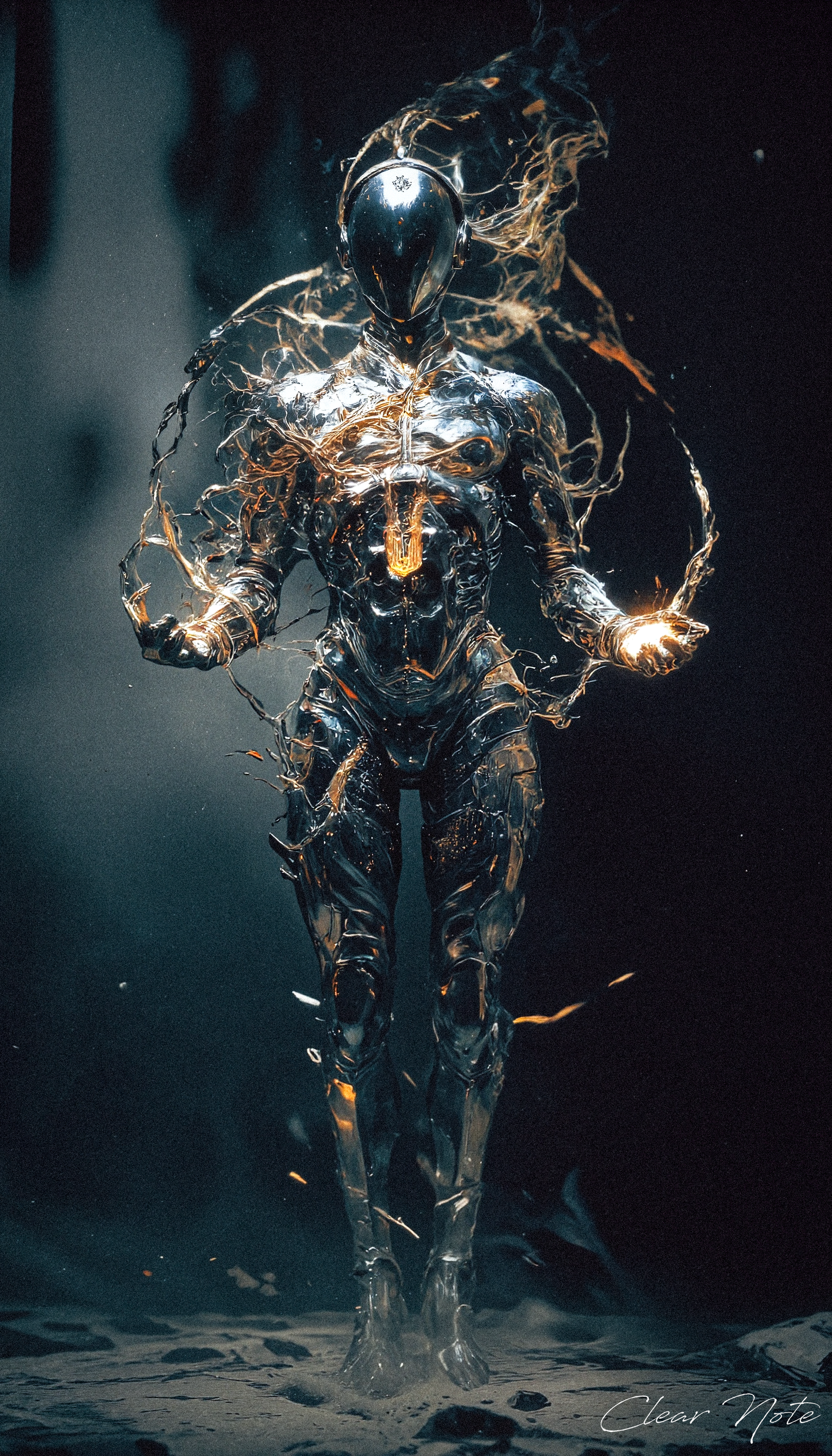 Mysterious Being. He is an incorporeal energy aggregate.