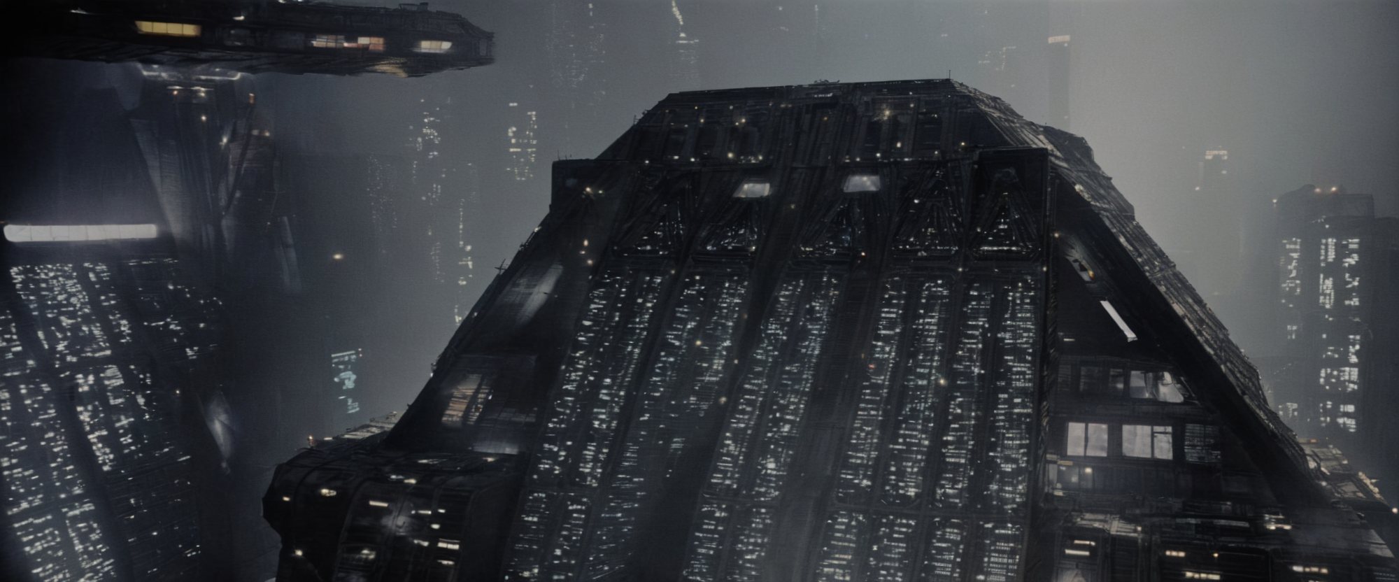 <lora:bldr-000007:1>bldr, a large building with a lot of windows and lights
blade runner, retrofuturism