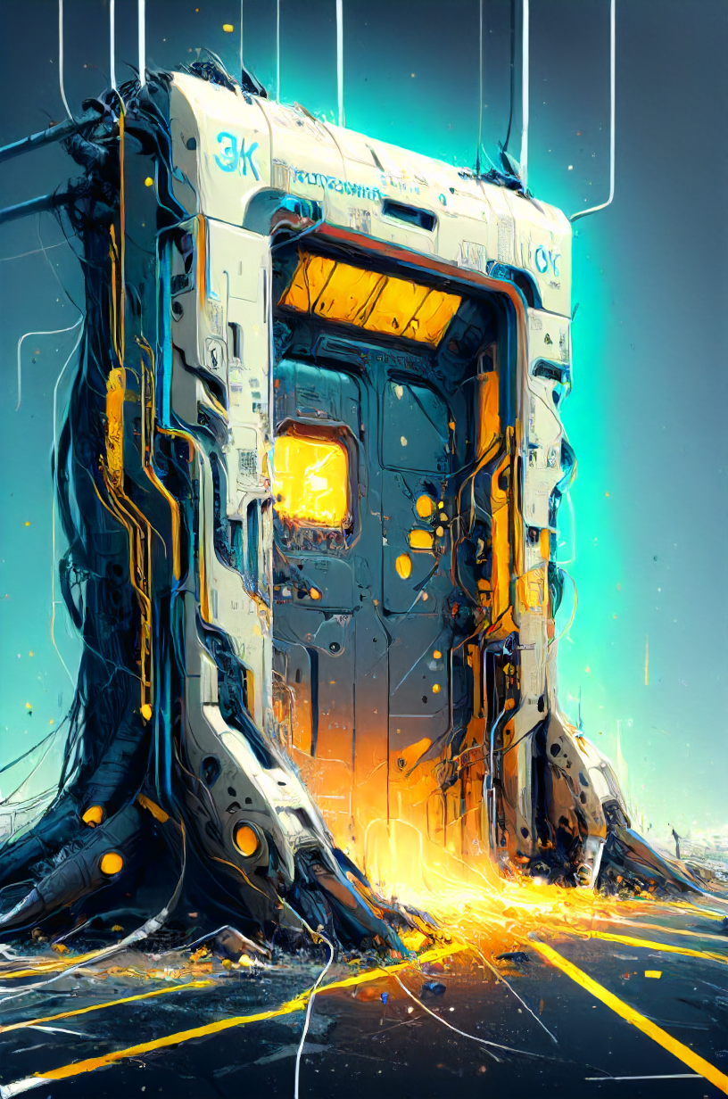 no time to explain, 8k, war zone, damage, melancholic, clean, minimalism, vector, glowing neon, <lora:artfullyCHEERUP_SDXL_V1:0.8>, <lora:Neon_Cyberpunk_Impressionism_SDXL:0.8>, <lora:artfullyECHELIER_SDXL_V1:0.8>, <lora:Paul_Chadeisson:0.8>, <lora:- SDXL - hevy_armored_mechvari_V1.5:0.8>