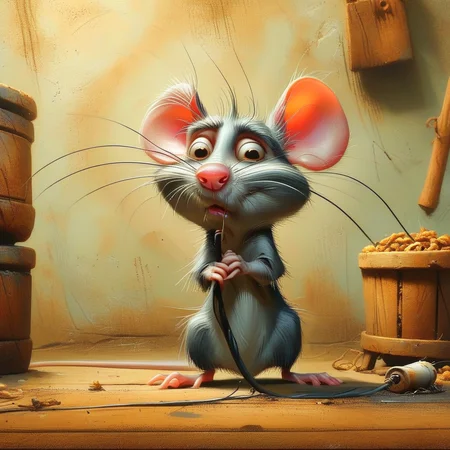 caricart rat <lora:caricart:1>
