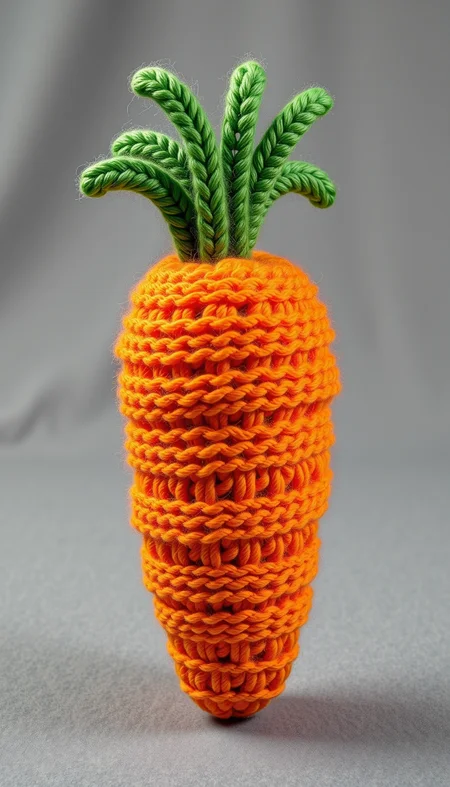 Made out of wool a carrot