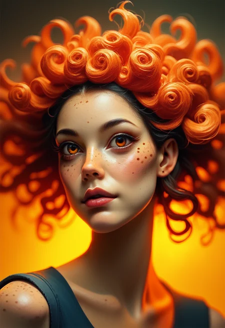 score_9, score_8_up, score_7_up, score_6_up, score_5_up, score_4_up, realistic, A stunning portrait of a woman with fiery red hair styled in loose curls, her freckled face glowing with warmth, and her amber eyes exuding confidence. , backlight, cinematic photoshot <lora:ponys-dream:.9>