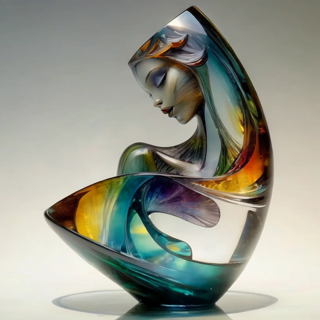 ethereon girl from colorful water glass, very detailed<lora:ethereon:1>