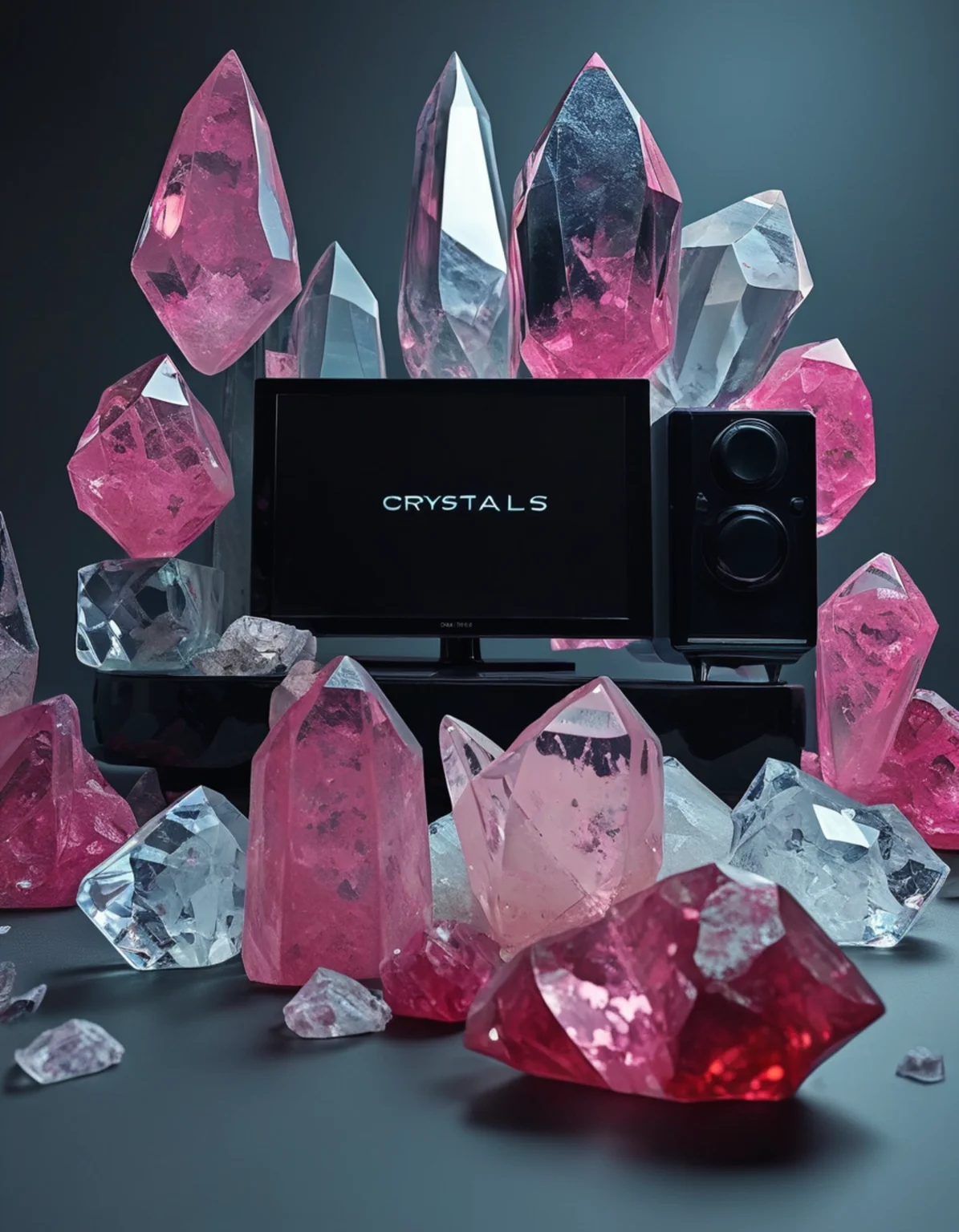 rp_slgd, what's on the TV? crystals... nothing but crystals <lora:zzz_trained\xl_rpr_soulgemmed_v1>