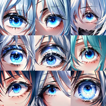 <lora:EyesGen:0.4> Masterpiece, best quality, blue eye, 1girl, close up eyes, looking a viewer, intricate iris, 1 eye, (eyesgen:1.5)